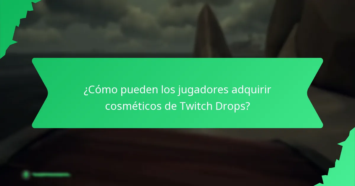 ¿Cuáles son las diferentes variaciones cosméticas disponibles a través de los Twitch Drops?