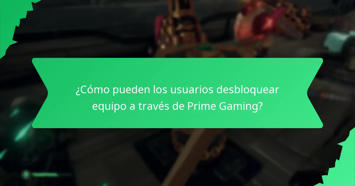 ¿Qué artículos coleccionables están disponibles a través de Prime Gaming?