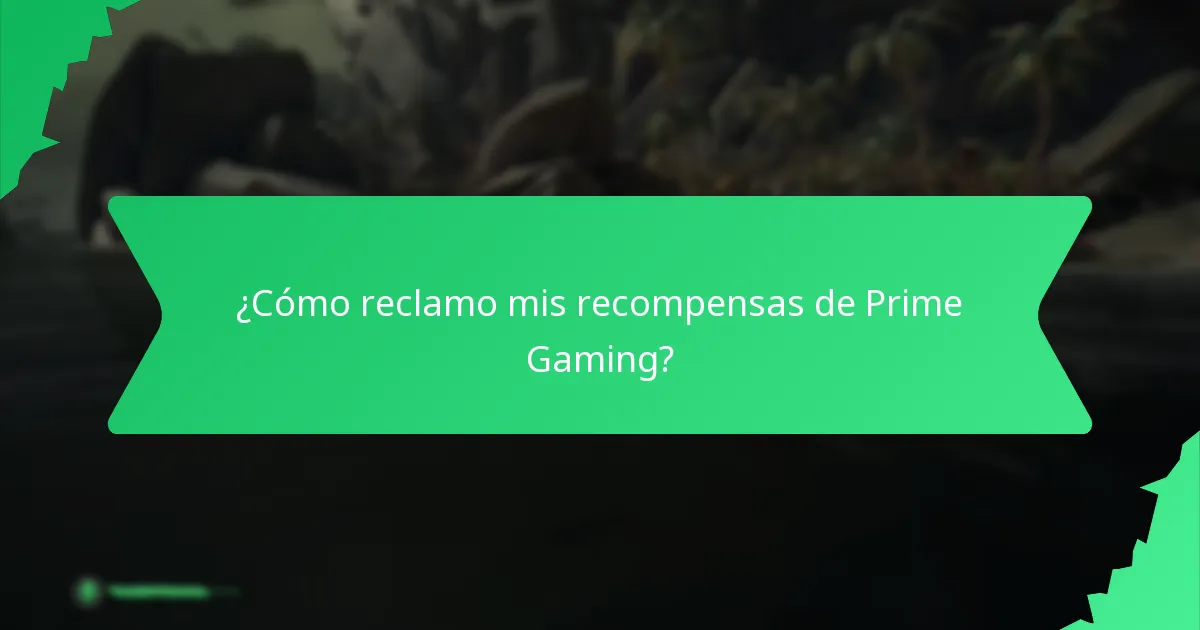 ¿Qué tipos de moneda del juego se pueden reclamar a través de Prime Gaming?