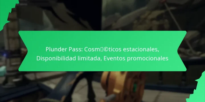 Plunder Pass: Cosméticos estacionales, Disponibilidad limitada, Eventos promocionales