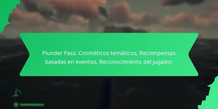 Plunder Pass: Cosméticos temáticos, Recompensas basadas en eventos, Reconocimiento del jugador