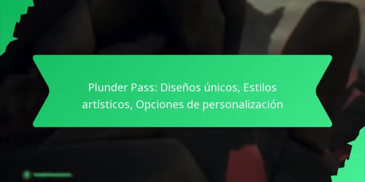 Plunder Pass: Diseños únicos, Estilos artísticos, Opciones de personalización