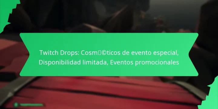 Twitch Drops: Cosméticos de evento especial, Disponibilidad limitada, Eventos promocionales