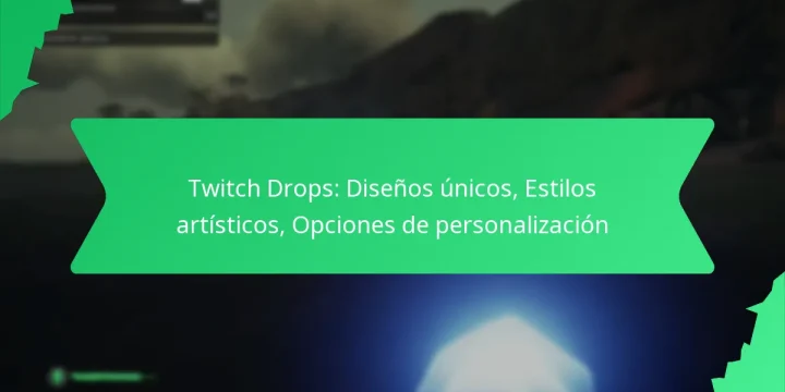 Twitch Drops: Diseños únicos, Estilos artísticos, Opciones de personalización